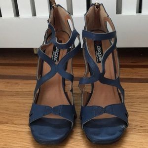 DbDk Paulette Open Toe Caged Strappy Stiletto